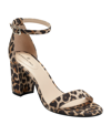Bandolino Armory 2 Womens Open Toe Ankle Strap Heel Sandals In Tan/beige