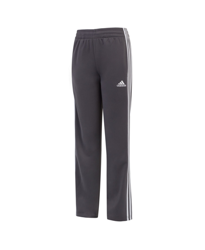 Adidas Originals Big Boys Plus Size Iconic Tricot Pants In Dark Gray