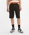 Levi's Men's Big And Tall 469 Loose Fit Non-stretch 12.5" Jean Shorts In Black