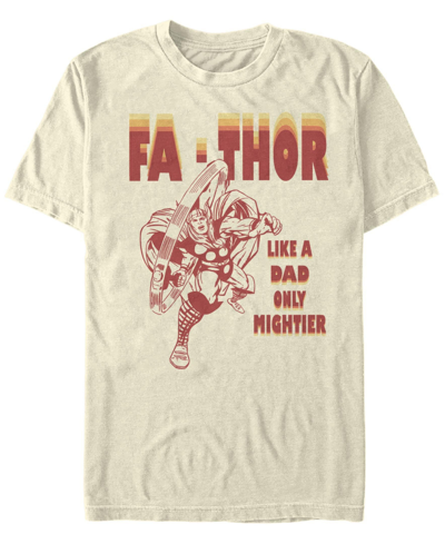 Fifth Sun Men's Fa-thor Retro Short Sleeve Crew T-shirt In Natural