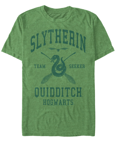 Fifth Sun Men's Slytherin Seeker Short Sleeve Crew T-shirt In Kelly Heather