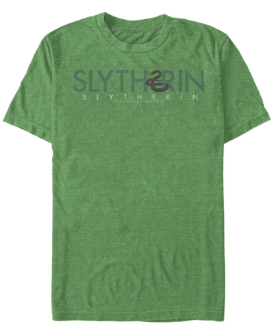Fifth Sun Men's Slytherin Mystic Short Sleeve Crew T-shirt In Kelly Heather