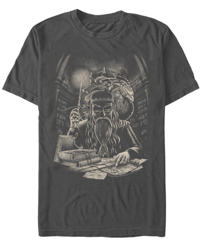 Fifth Sun Men's The Dumbledore Short Sleeve Crew T-shirt In Charcoal