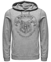 FIFTH SUN MEN'S DEATHLY HALLOWS 2 HOGWARTS CREST FLEECE HOODIE