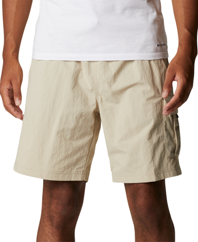 Columbia Men's Rapid Rivers Comfort Stretch Cargo Shorts In Ancient Fossil