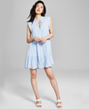 AND NOW THIS WOMEN'S SLEEVELESS TIERED DRESS