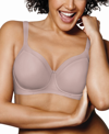 Playtex Women's Secrets Shapes & Supports Balconette Full Figure Wirefree Bra Us4824 In Pink