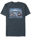 Fifth Sun Men's Flying Car Adventure Short Sleeve Crew T-shirt In Blue