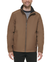 Shop Calvin Klein Men's Classic Midweight Stand Collar Jacket In Brown