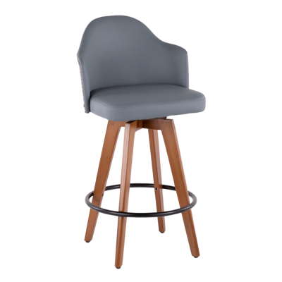 Lumisource Ahoy Counter Stool In Gray