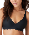 B.tempt'd By Wacoal Women's B.wow'd Wirefree Bralette 952287 In Blue