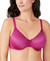 Wacoal Back Appeal Jacquard Underwire Bra In Pink