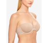 B.tempt'd By Wacoal Modern Method Strapless Picot-trimmed Bra 954217 In Tan/beige