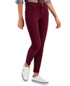 Tommy Hilfiger Th Flex Waverly Sateen Skinny Pants In Red