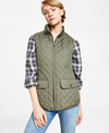 TOMMY HILFIGER WOMEN'S QUILTED ZIP FRONT VEST