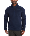 Marmot Mens Drop Line 1/2 Zip Sweater Fleece Jacket In Blue