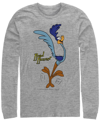 FIFTH SUN MEN'S LOONEY TUNES FACES OF ROAD RUNNER LONG SLEEVE CREW T-SHIRT