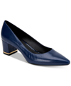 Calvin Klein Women's Nita Leather Pumps In Blue