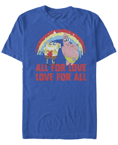 Fifth Sun Men's All For Love Short Sleeve Crew T-shirt In Royal