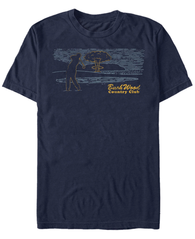 Fifth Sun Men's Caddyshack Scenic Explosion Short Sleeve T-shirt In Navy