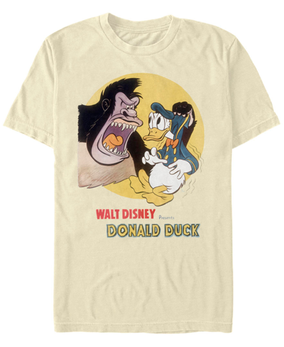 Fifth Sun Men's Donald And Gorilla Short Sleeve Crew T-shirt In Natural