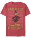 Fifth Sun Men's Looney Tunes Daffy Short Sleeve T-shirt In Red