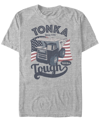 Fifth Sun Men's American Mighty Short Sleeve Crew T-shirt In Gray
