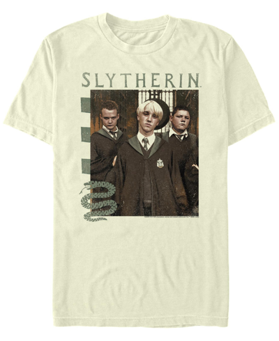 Fifth Sun Men's Slytherin 3 Way Short Sleeve Crew T-shirt In Natural