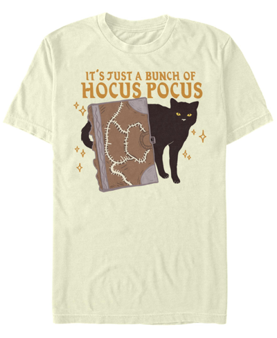 Fifth Sun Men's Hocus Pocus Binx And Book Short Sleeve T-shirt In Natural