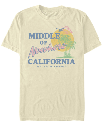 Fifth Sun Men's Middle Of Nowhere Short Sleeve Crew T-shirt In Natural