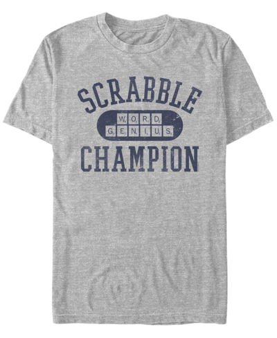 Fifth Sun Men's Scrabble Champion Short Sleeve Crew T-shirt In Athletic Heather