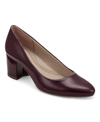 Easy Spirit Women's Cosma Slip-on Block Heel Dress Pumps Women's Shoes In Red