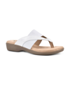 Cliffs By White Mountain Bumble Embossed Faux Leather Sandal In White