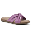 Cliffs By White Mountain Fanciful Slide Sandal In Purple