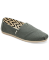 TOMS WOMEN'S ALPARGATA HERITAGE RECYCLED SLIP-ON FLATS WOMEN'S SHOES