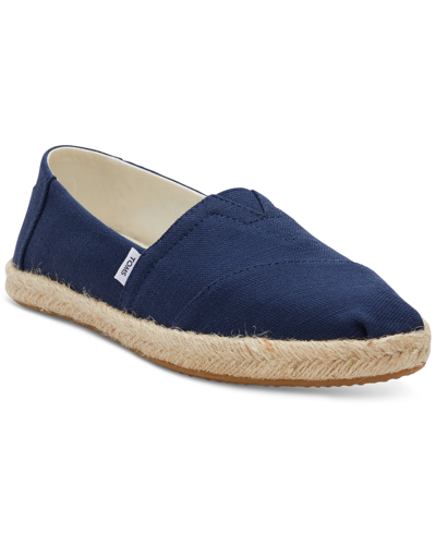 Toms Women's Alpargata Rope 2.0 Espadrille Slip On Flats In Blue