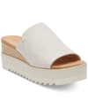Toms Diana Platform Slide Sandal In White