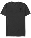 Fifth Sun Men's Vintage-like Line Eeyore Short Sleeve Crew T-shirt In Gray