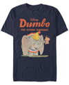 Fifth Sun Men's Dumbo Dumbo Classic Art Short Sleeve T-shirt In Blue