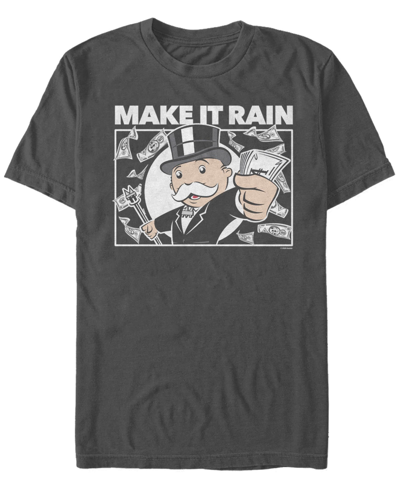 Fifth Sun Men's Make It Rain Short Sleeve Crew T-shirt In Charcoal