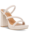 Dv Dolce Vita Women's Zini Strappy Kitten Heel Dress Sandals In Ivory/cream