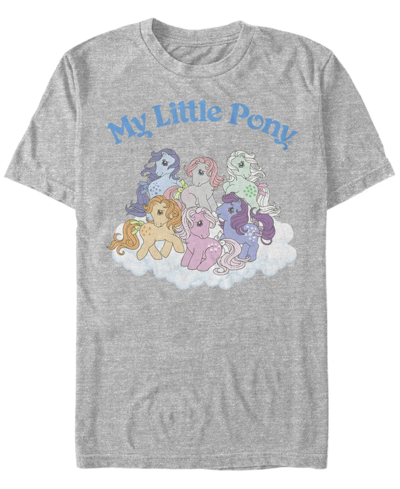 Fifth Sun Men's My Little Pony Group Short Sleeve Crew T-shirt In Athletic Heather