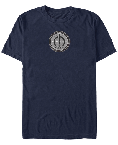 Fifth Sun Men's Sword Logo Short Sleeve Crew T-shirt In Navy