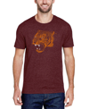La Pop Art Men's Premium Blend Word Art Beast Mode T-shirt In Red