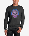 La Pop Art Men's Word Art Styles Of Edm Music Crewneck Sweatshirt In Gray