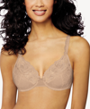 Bali Women's Lace Desire 2-ply Underwire Comfort Bra 6543 In Pink