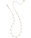 Kendra Scott Crystal Amelia 19" Station Necklace In Gold