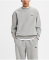 Levi's Men's Seasonal Crewneck Relaxed Fit Sweatshirt In Gray