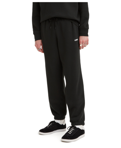 Levi's Men's Relaxed Fit Active Fleece Sweatpants In Mineral Black
