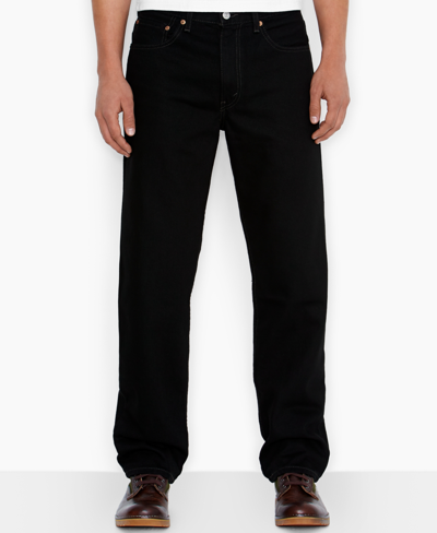 Levi's Men's 550 Relaxed Fit Jeans In Black